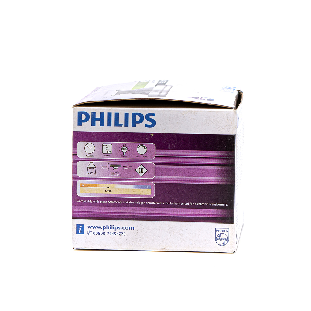 Bombillo Philips G53 AR111 LED 15w 3000k dim 120v/60hz