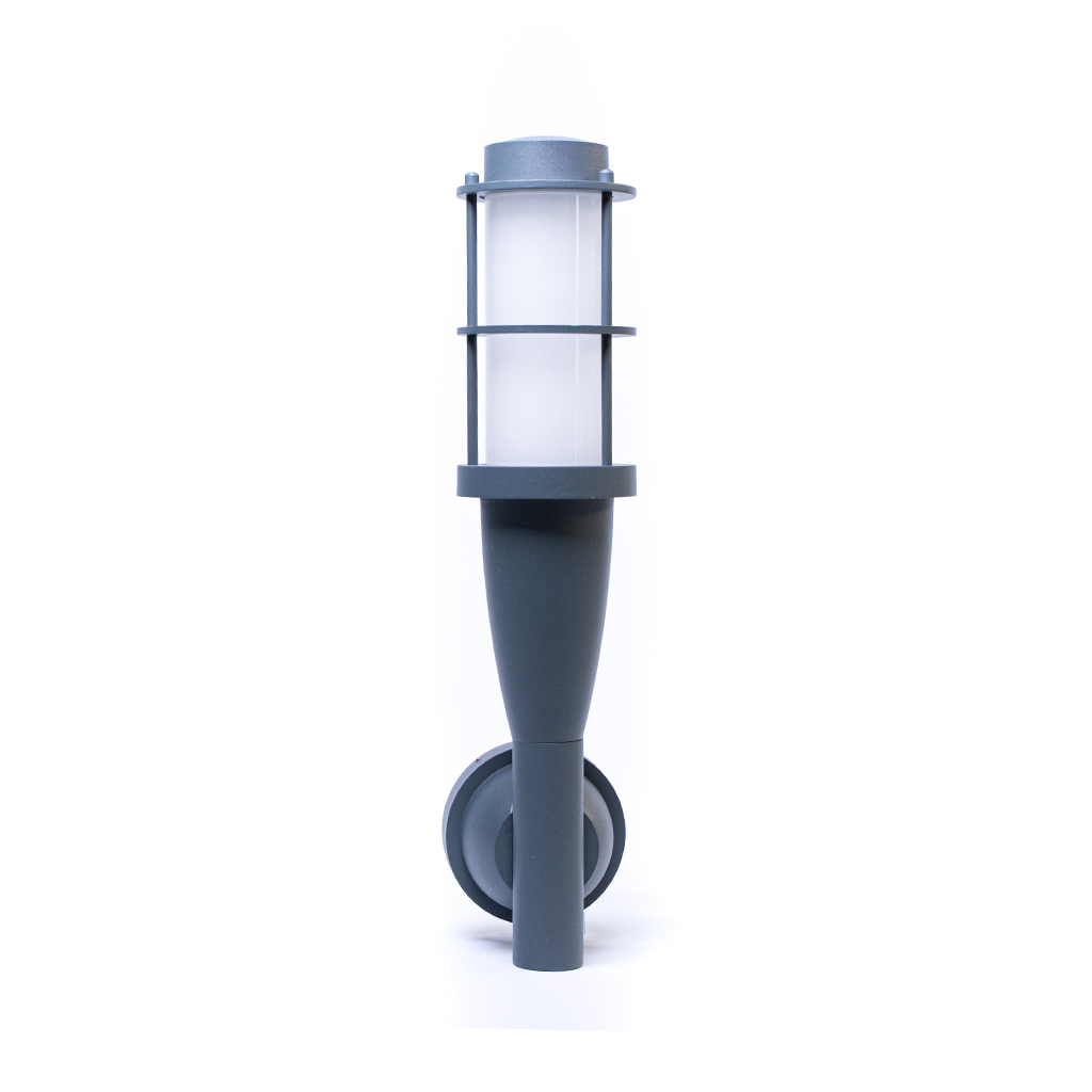 Aplique Exterior E27 x 1L Gris IP54 120v/60hz