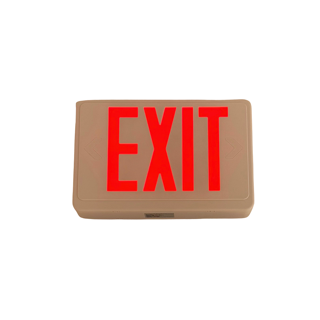 Luminaria de Emergencia LED con Rotulo EXIT Rojo de Pared 3W AC85-265V 50/60Hz
