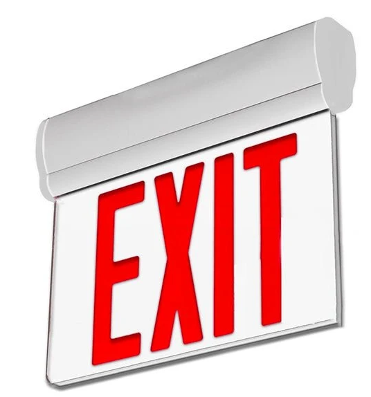 Señalización EXIT LED con Rotulo Rojo de Pared 3W AC85-265V 50/60Hz