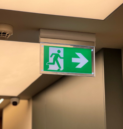 Señalización de Evacuación LED Color Verde 3W AC85-265V 50/60Hz