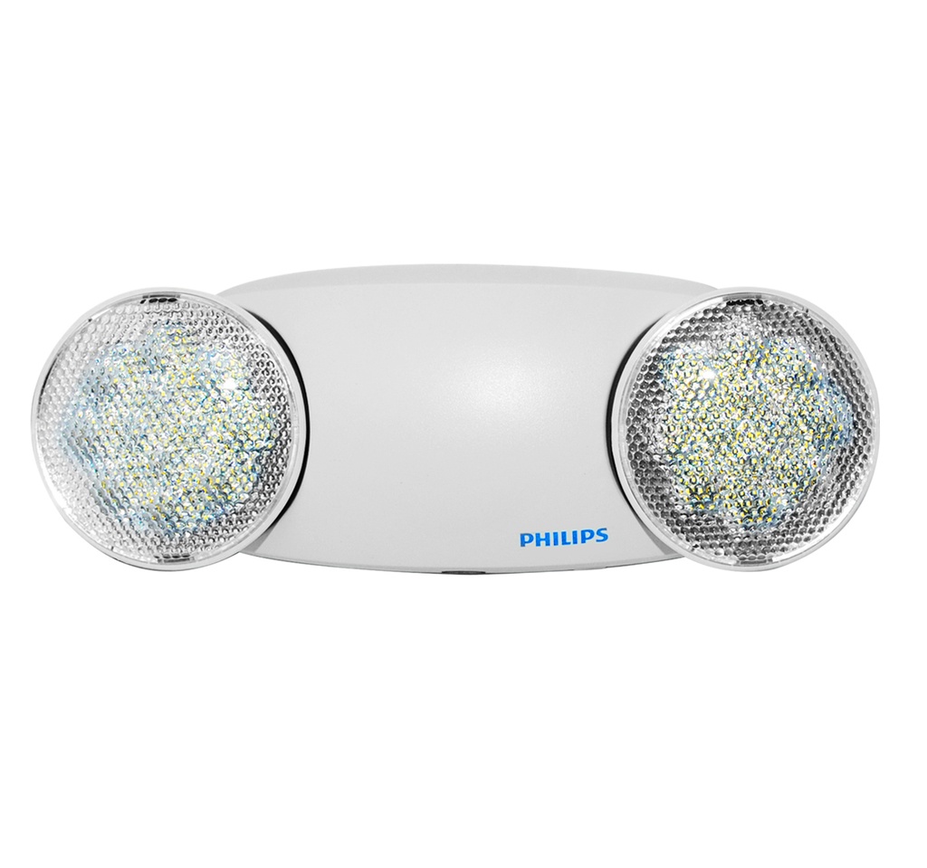Luminaria de Emergencia Marca PHILIPS LED 2W 6500K 220 Lumenes 120V-277V IP20 LEDR1W5