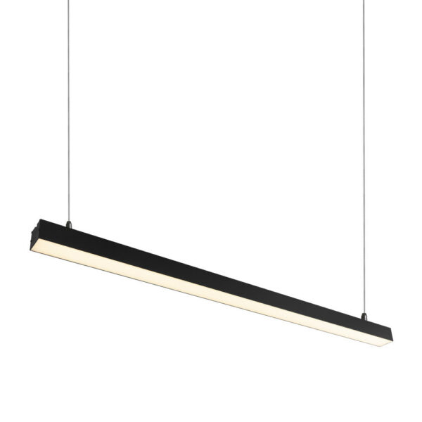 Luminaria Lineal PHILIPS Suspension Negra 3cct 40w 4800lm SP280X LED48/8CST 0-10v Dimeable  PSR W45mm L120mm OD WH 120-277v UL/ETL 3 years warranty [Kit Suspension/Union No Incluidos]