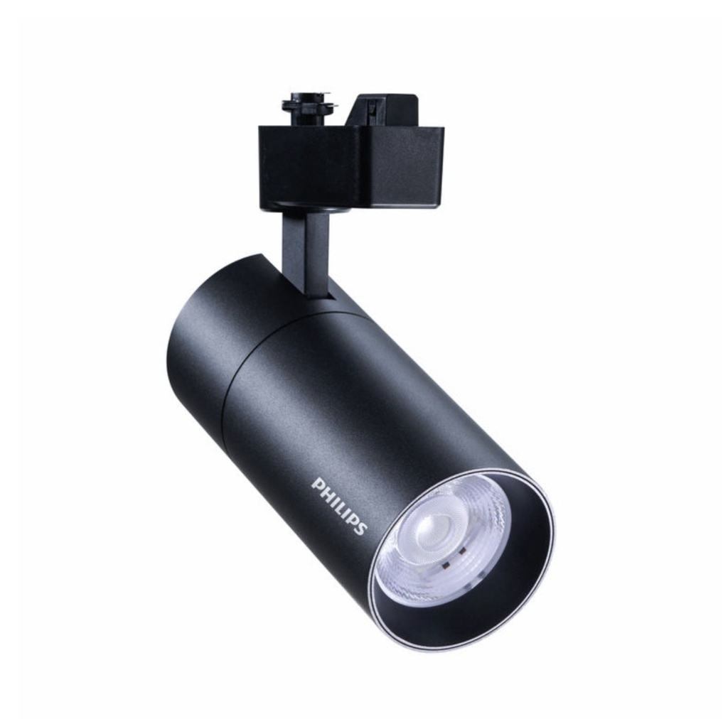 Track Light PHILIPS LIGHTING - Projector Smartbright Gen 2 Circuit, Negro LED 3000k 33w, Ø76mm L225mm, CRI90, 80lm/w, (36° Beam Angle), IP20, 120/240v-60Hz 