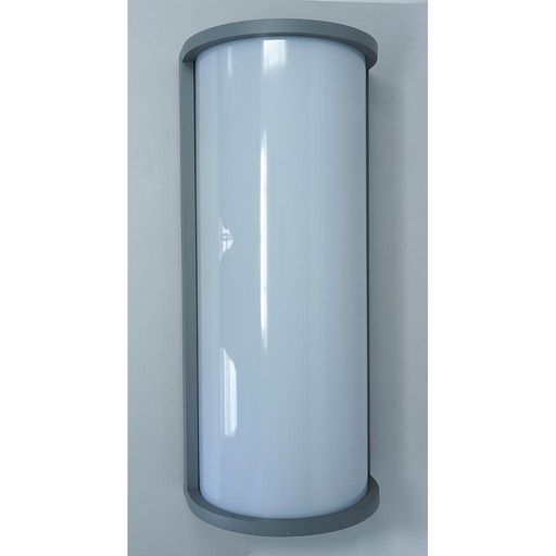 [AK-5104-SV] Aplique led 12w para Exterior Silver L IP54 120v/60hz