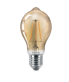 [929001394986] Bombillo LED PHILIPS Vintage classic 4.5W A60 120V E27 GOLD D 1PF