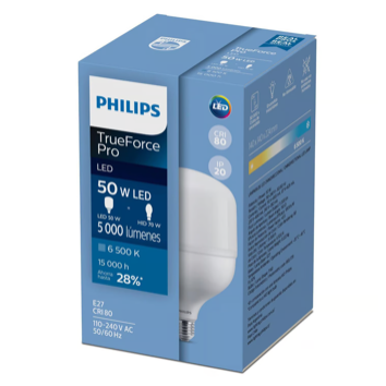 [929003759142] Bombillo TForce Core Pro PHILIPS 3000lm 40W E27 6500K CRI80 110-240V 50-60Hz