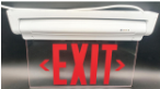 [HL-1012] Luminaria de Emergencia LED con Rotulo EXIT Rojo de Pared con Pantalla Acrilica 3W AC85-265V 50/60Hz